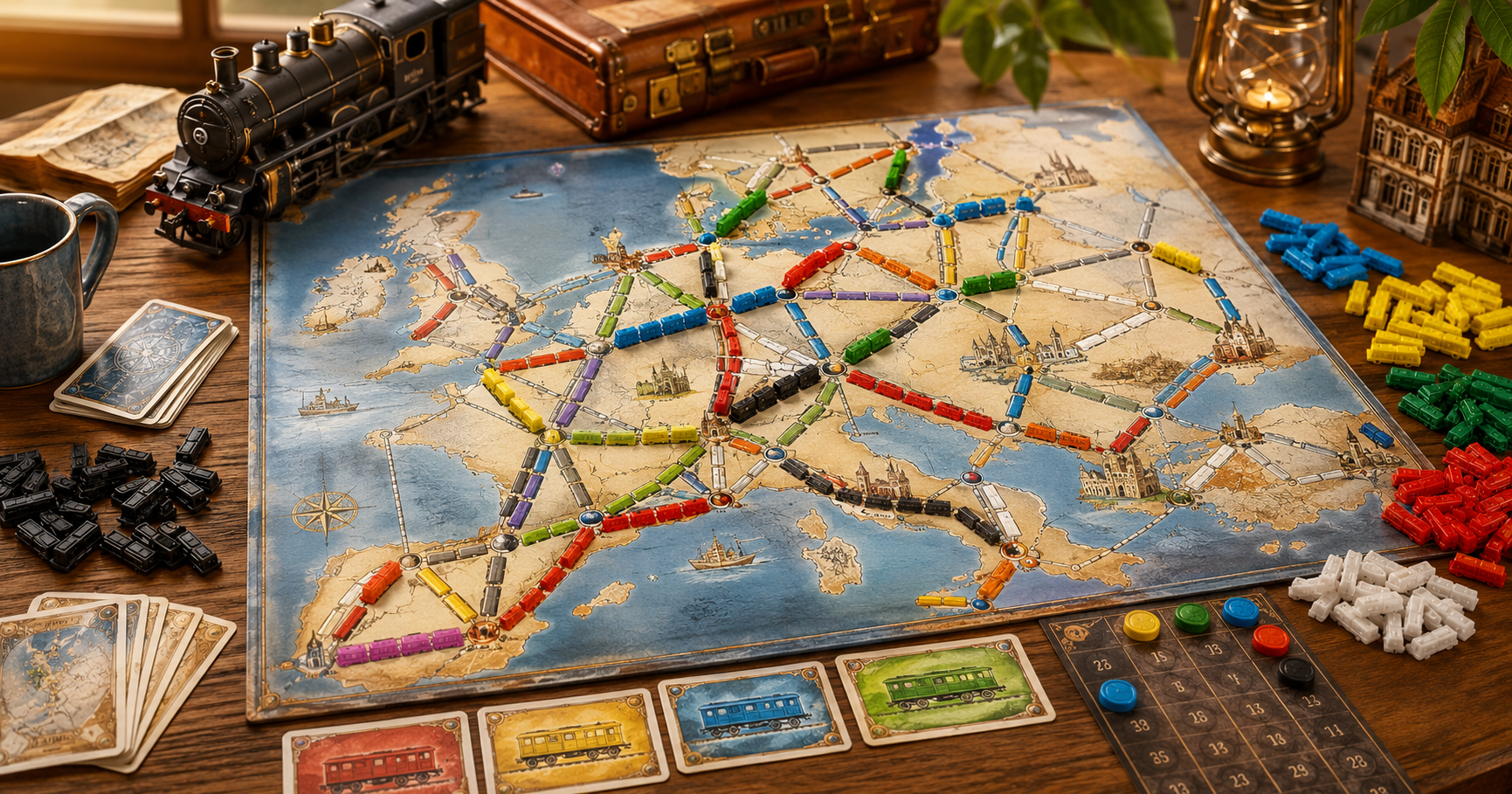 Ticket to Ride Europe – vinkit ja säännöt aloittelijalle